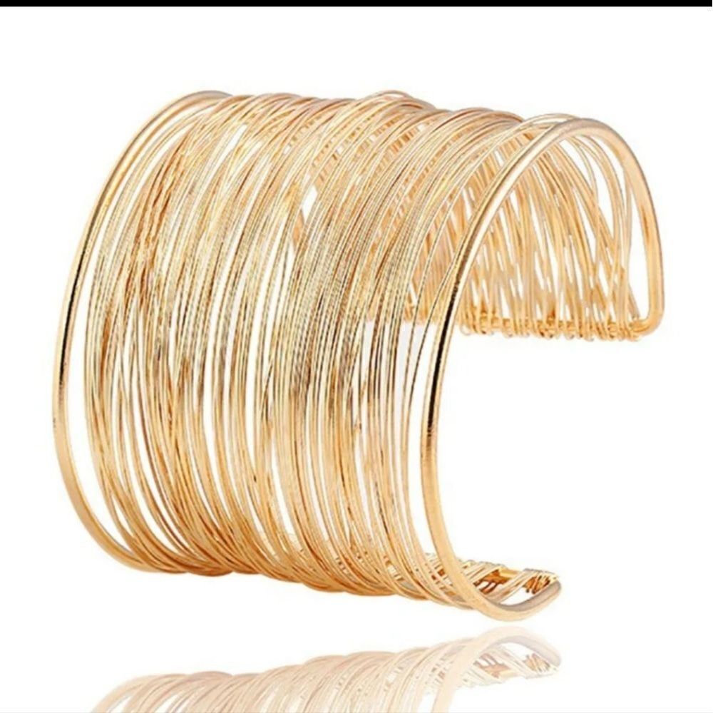 Gold Wire cuff bracelet | NWOT